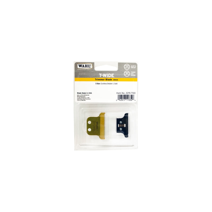 Wahl T-WIDE Blade Gold