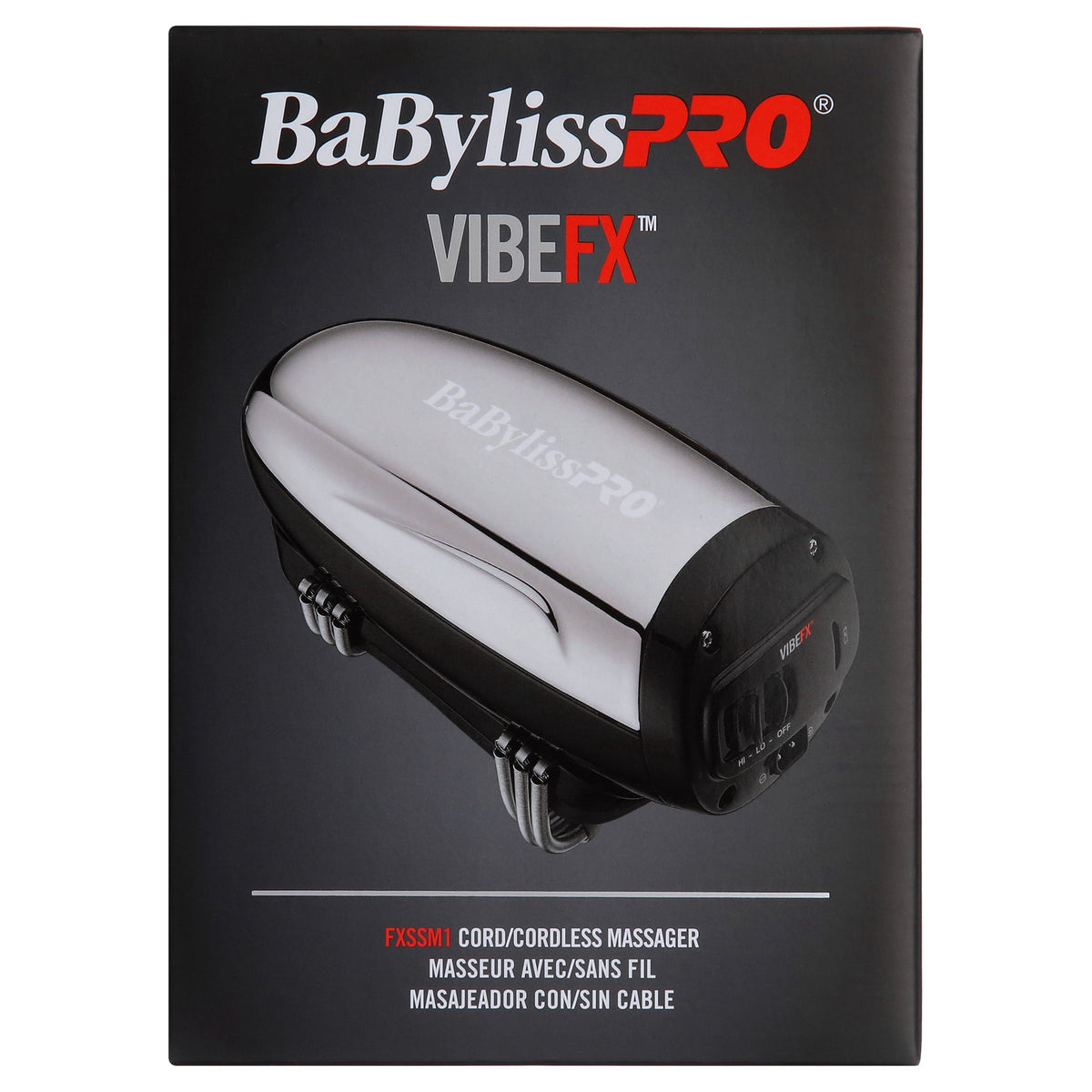 BaBylissPRO VibeFX Silver massager