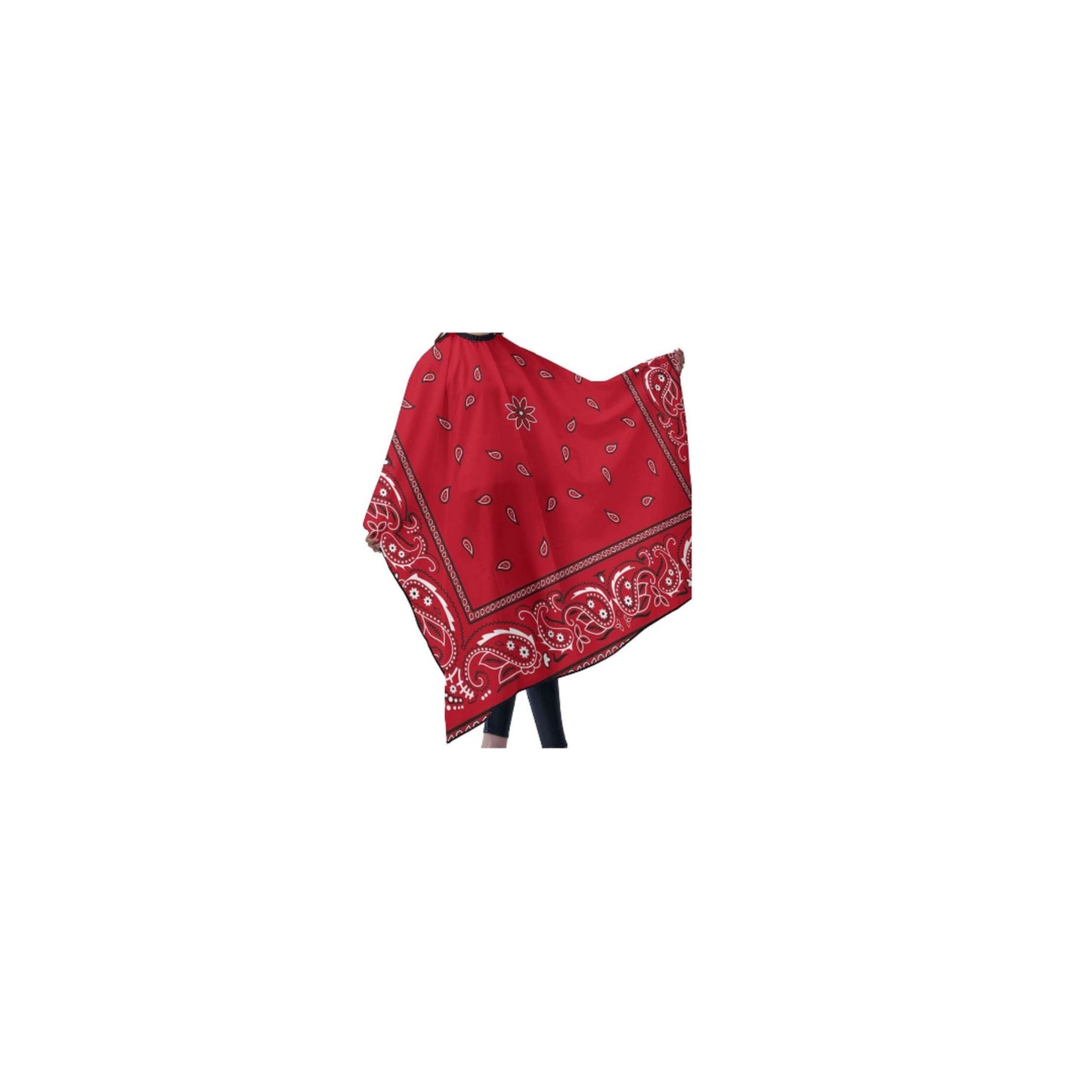 Red Bandana Cutting Cape