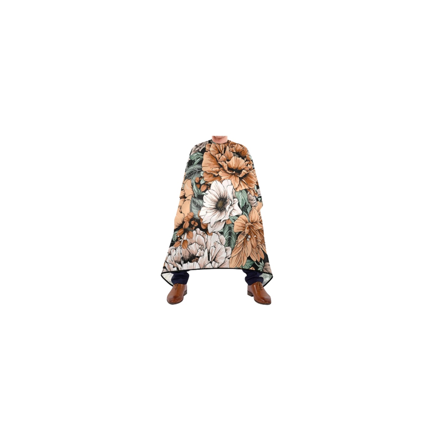 Flower Printed Barber Cape