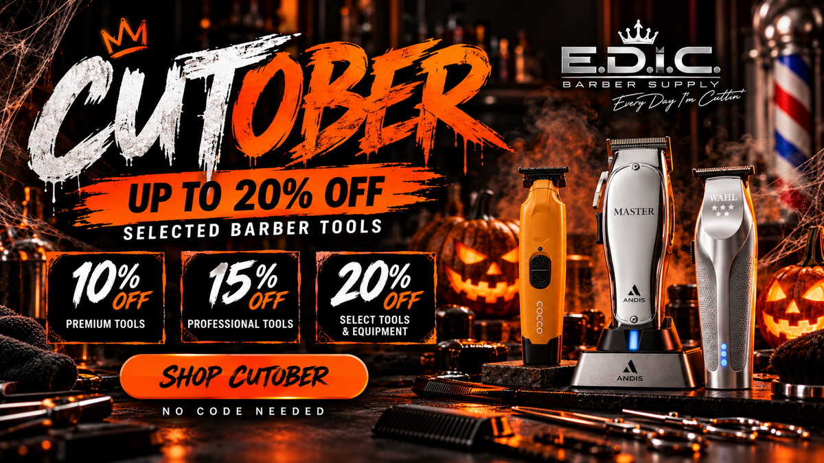 E.D.I.C. Barber Supply CUTOBER sale - up to 20% off selected barber tools