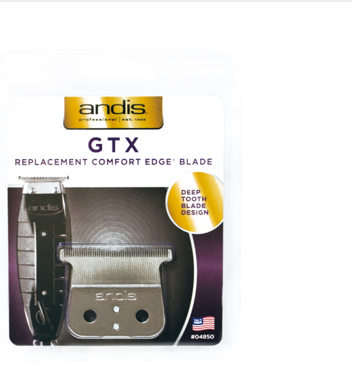 Authentic Andis GTX Deep Tooth Replacement Blade #04850 packaging