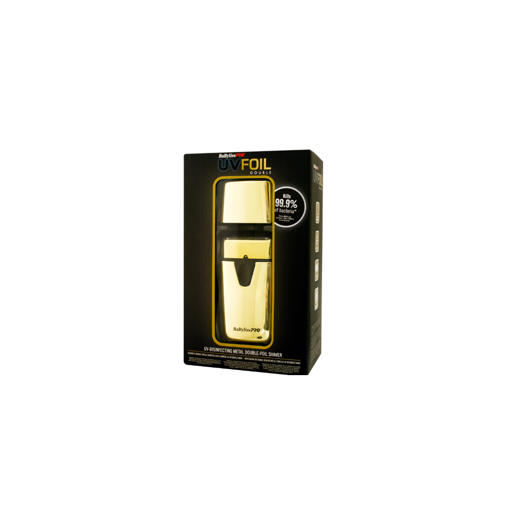 Gold FXLFS2G authentic UVFOIL Double-Foil Shaver retail packaging
