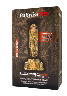 BaBylissPRO LO-PROFX Compact Camo Trimmer FX72CAM original branded package photo