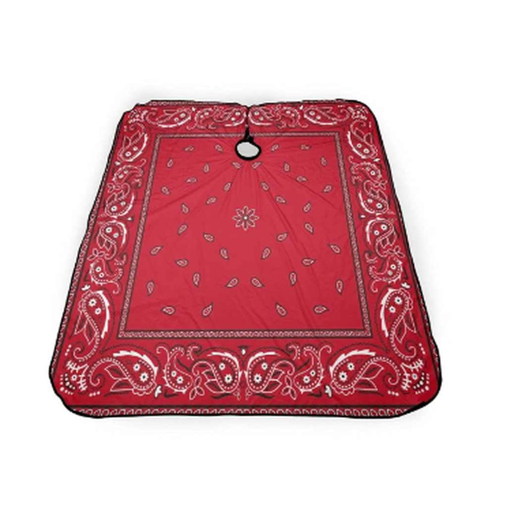Red Bandana Cutting Cape