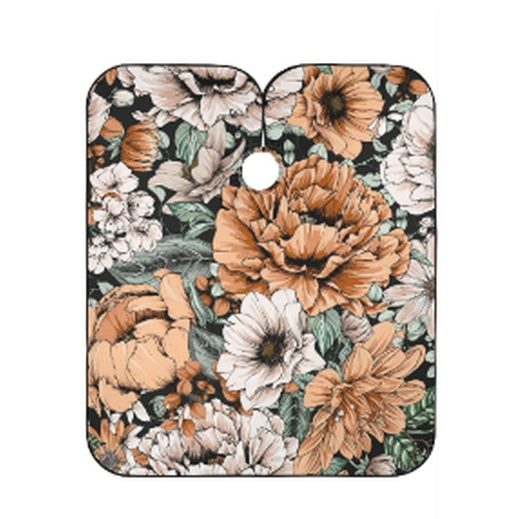 Flower Printed Barber Cape