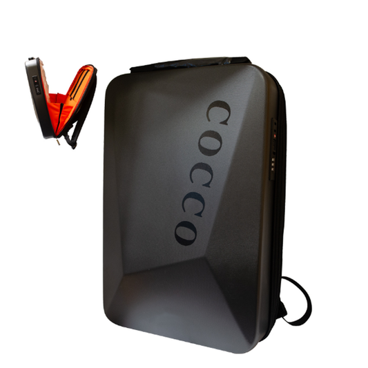 COCCO Mobile Barber Station hard-shell backpack black, original supplier photograph