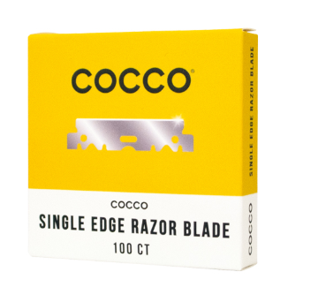 COCCO Single Edge Razor Blades 100-count original product packaging