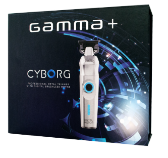 Gamma+ Cyborg GP401S professional trimmer in original branded packaging