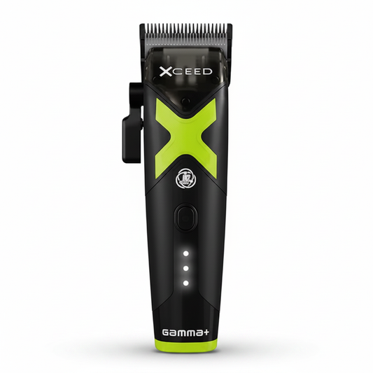 Gamma+ XCEED Cordless Clipper - Black and Green